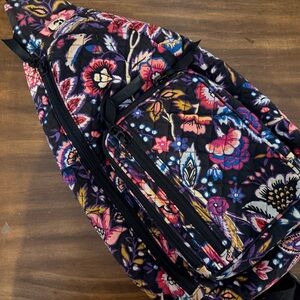 Floral Vera Bradley over the shoulder bag